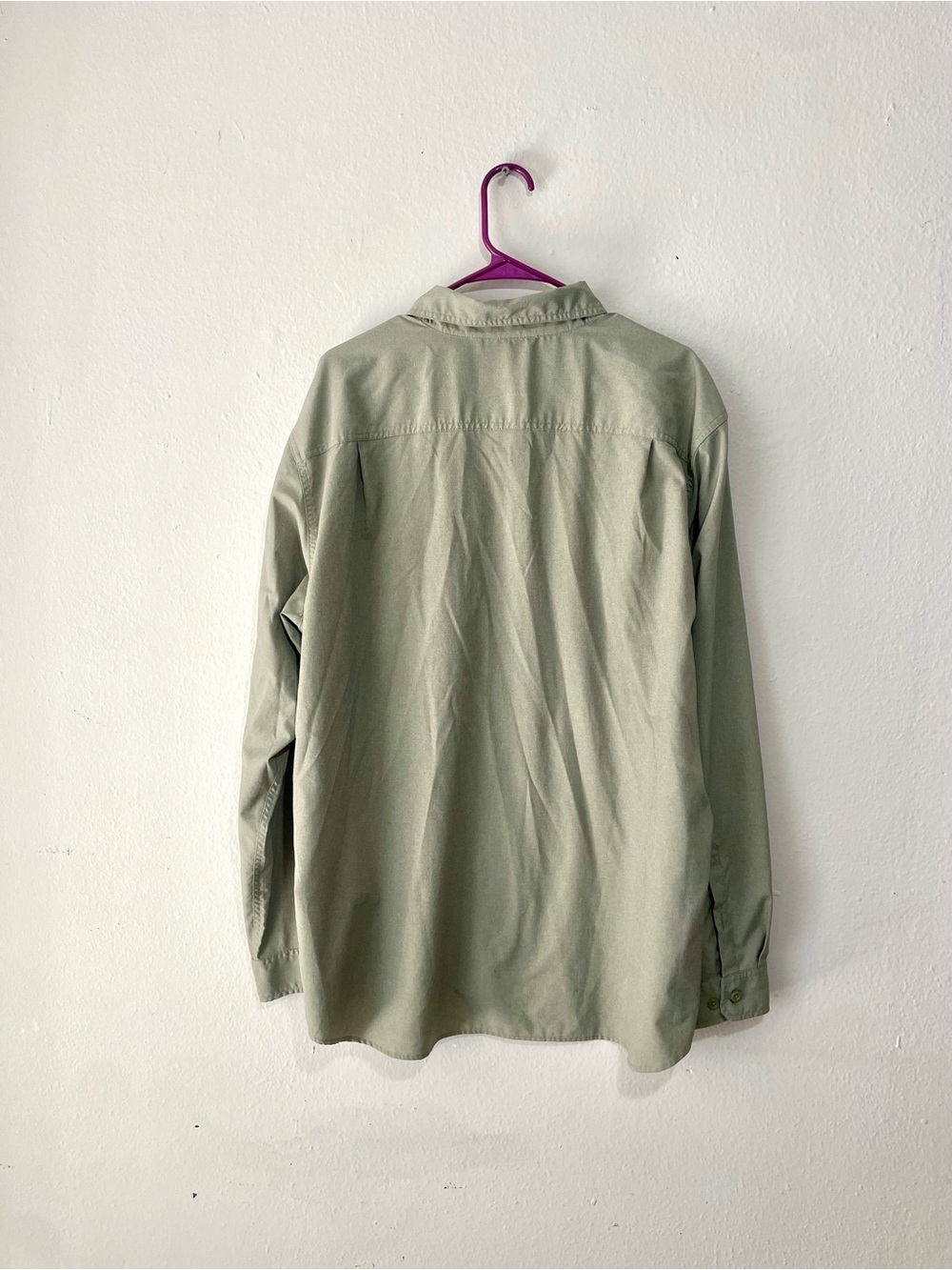 Carhartt Force Button Down Long Sleeve Shirt Mens XL Sage Green EUC - Picture 4 of 6